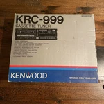 Kenwood KRC-999 Cassette Tuner Car Stereo. Fixed Price $4995.00.