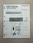 Kenwood KRC-740 750 Original Service Manual Free Shipping. Fixed Price $14.00.