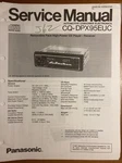 Panasonic CQ-DPX95EUC Cd Player Receiver Original Repair Manual. Fixed Price $14.94.