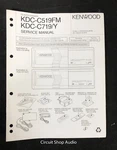 Original Kenwood KDC-C519FM, C719/Y Cd Changer Service Manual. Fixed Price $12.95.