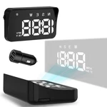 Heads Up For Cars Windshield, Hud Display, Plug & Usb, Mph/k.... Fixed Price $26.24.