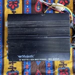 Majestic MA-8400A 4-CHANNEL Vintage Car Amplifier 30W Rms Rare Auto Untested. Fixed Price $39.99.
