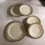 Lenox Clarion Ivory Gold *choice* Salad Bread (2) Saucer Plates Mint!. Fixed Price $20.00.