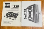Dual 1218 & 1225 Turntable Owner's Manuals. Fixed Price $19.99.