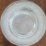 Four (4) Pioneer Woman Smooth Translucent 6.25" Appetizer Plates Clear. Fixed Price $25.44.