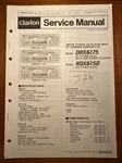 Clarion DRX6175, RDX615D Am/fm Stereo Cd Player Original Service Repair Manual. Fixed Price $14.94.