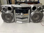 Jvc MXKA3 Cd Changer Dual Cassette Player Am/fm Stereo System - Powers On. Fixed Price $225.00.