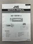 Jvc KD-GS720 Original Service Manual Free Shipping. Fixed Price $14.00.