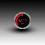 Intellitronix Red Led (bar) Tachometer Gauge - Black Faceplate With Chrome Bezel. Fixed Price $160.30.