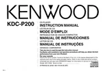 Operating Instructions For Kenwood KDC-P200. Fixed Price $10.01.
