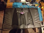 Old School Kicker KX600.1 With Grill Top Plate Cover Rare. Fixed Price $275.00.