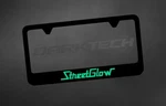 Streetglow License Plate Frame Black Metal Racing Performance Usa New. Fixed Price $25.99.