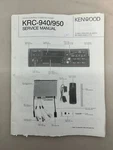 Kenwood KRC-940 950 Original Service Manual Free Shipping. Fixed Price $14.00.