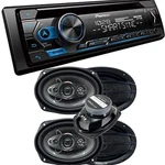 Pioneer DEH-S4200BT 1DIN Bluetooth Car Stereo Receiver + Pair 6"X9" Speaker. Fixed Price $249.99.