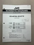 Jvc KD-AR760 G710 Original Schematics Free Shipping. Fixed Price $10.00.