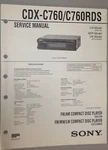 Sony Am-fm Mwlw Md-cd Changer Control Remote CDX-C610 CDX-C760RDS Service Manual. Fixed Price $17.99.