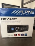 Alpine Bluetooth Car Audio Stereo Dash Unit CDE-143BT Eq Vintage Rare New. Fixed Price $300.00.