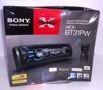 Sony In-dash Receiver Radio Built-in Bluetooth Usb Ipod Model MEX-BT31PW Nib. Fixed Price $130.00.