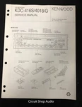 Original Kenwood KDC-416S/4018/G Service Manual. Fixed Price $11.95.