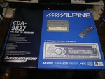 Alpine CDA-9827 Player Dash Receiver Original Box Only. Fixed Price $11.99.