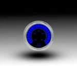 Intellitronix Blue Led Bargraph Oil Temp Gauge - Black Faceplate / Chrome Bezel. Fixed Price $108.97.