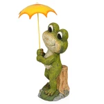 Alpine Corporation QWR1004 Indoor/outdoor Smiling Frog Yellow Umbrella Garden. Fixed Price $123.54.