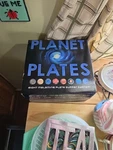 Planet Plates The Unemployed Philosopher Guild Complete Set Of 8. Fixed Price $30.00.
