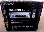 Kenwood KDC-MP228 Am/fm Cd Car Stereo Unit With Original Box And Remote Untested. Fixed Price $50.00.