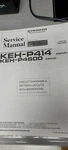 Pioneer KEH-P414 / KEH-P4600 Original Service Manual. Fixed Price $15.00.