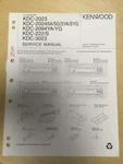 Kenwood Service Manual For The Kdc 2023 2024 2094 222 3023 Cd Car Radio Mp. Fixed Price $8.98.
