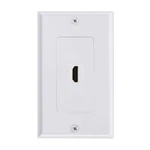 Teninyu Single Hdmi Wall Plate, Socket Plug Insert Jack 1 Port, White. Fixed Price $13.60.