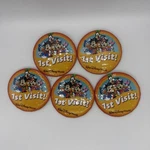 Set 5 Disney World First 1ST Visit Pin Button Mickey Mouse Minnie Goofy Donald. Fixed Price $12.99.