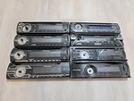 Lot Of 8 Used Working Pioneer Sony Replacement Faceplates. Missing Volume Knobs. Fixed Price $69.99.