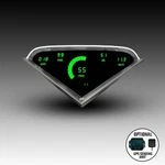 Intellitronix Green Led Digital Gauge Cluster Set For 55-59 Chevy Truck. Fixed Price $492.70.