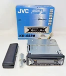 Jvc KD-S580 Cd Car Radio, 180 Watts, Removable Face, Includes Wires Case. Fixed Price $34.99.