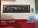 Pioneer DEH-1100MP Radio Cd MP3 Wma Player Detachable Face Stereo Openbox. Fixed Price $99.99.
