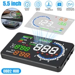Obd Ii Car Hud Head Up Display 5.5'' Dash Screen Digital Speedometer Projector. Fixed Price $35.95.