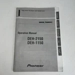 DEH-2150 DEH-1150 Pioneer Car Radio Cd Player Owners Manual Super Tuner Iii 3. Fixed Price $16.23.