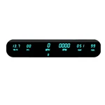 Teal Intellitronix Digital 6 Gauge Led Panel Lifetime Warranty Made The Usa. Fixed Price $384.65.