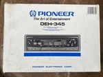 Vintage Original Pioneer DEH-345 Radio Unit Box Only No Cd Player Audio. Fixed Price $19.99.