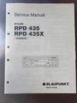 Blaupunkt Service Manual Rpd 435/435X Cd Player. Fixed Price $30.00.