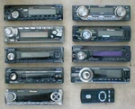 Lot 9 Stereo Faceplates - Pioneer, Jvc, Kenwood, Sony, Etc. Plus Extras. Fixed Price $100.00.