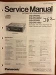 Panasonic CQ-DF600U CQ-DFX150U CQ-DF200U CQ-DFX400U Cd Car Stereo Service Manual. Fixed Price $14.94.