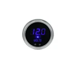 Intellitronix Blue Led Voltmeter Gauge - Black Faceplate With Chrome Bezel. Fixed Price $135.10.