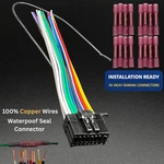 Power Wire Harness For Kenwood KDCBT22 KDC-BT22KIT With Connectors. Fixed Price $10.95.