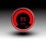 Intellitronix Red Led Bargraph Speedometer - Black Faceplate With Bezel. Fixed Price $149.21.