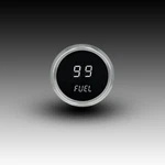 Intellitronix White Led Digital Fuel Gauge - Black Faceplate With Chrome Bezel. Fixed Price $92.97.