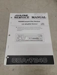Alpine Service Manual, Fm/am Compact Disc Receiver Shuttle Control CDA-7840. Fixed Price $12.00.