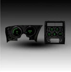 Intellitronix Green Led Digital Gauge Cluster Set For 68-77 Chevy Corvette. Fixed Price $507.05.