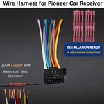 Wire Harness For Pioneer DEHX3900BT DEH-X3900BT Kit With Connectors. Fixed Price $10.95.